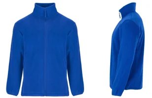Polar Bluza UNISEX Rozpinana Wysoka Jakość ROLY 6412 NIEBIESKA 4XL - Bluzy męskie - miniaturka - grafika 1
