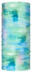 Buff Chusta Coolnet UV+ MARBLED TURQUOISE - Czapki i chusty sportowe damskie - miniaturka - grafika 1