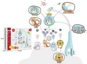 Karuzele dla niemowląt - Karuzelka do łóżeczka Szara 33,5x7x26cm - miniaturka - grafika 1