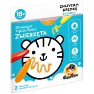 Książki edukacyjne - Dłuuugie Rysowanki Chwytam Kredkę Zwierzęta 18M+ Czuczu Praca zbiorowa - miniaturka - grafika 1