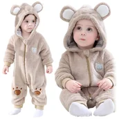 Stroje karnawałowe - KOMBINEZON ZIMOWY PAJACYK KOSTIUM DZIECIĘCY ONESIE KIGURUMI NIEMOWLE 100 - miniaturka - grafika 1