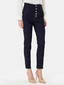 Spodnie damskie - Rinascimento Jeansy CFC0124957003 Granatowy Skinny Fit - miniaturka - grafika 1