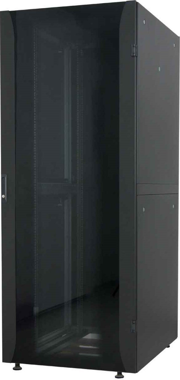 Szafa Intellinet Network Solutions INTELLINET 48,3cm 19zoll Netzwerkschrank Premium Line 22 HE 1322x600x800mm HxBxT vollstaendig montiert Traglast 2000kg schwarz 714297