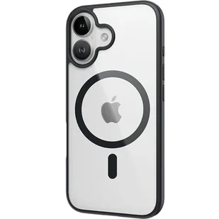 Etui ROCK Guard MagSafe Stand do Apple iPhone 16 Czarno-przezroczysty - Etui i futerały do telefonów - miniaturka - grafika 1