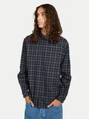 Koszule męskie - Element Koszula Button Down Regular Flannel ELYWT00183 Granatowy Regular Fit - miniaturka - grafika 1