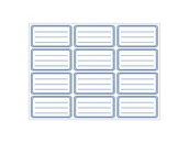 Szkolne artykuły papiernicze - Naklejki na zeszyt białe małe 25 ark - miniaturka - grafika 1