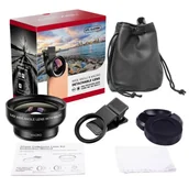 Pozostałe akcesoria do telefonów - Obiektyw makro szerokokątny do telefonu APEXEL (APL-0.45XWM) - miniaturka - grafika 1