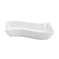 Miski i półmiski - Komplet 4 salaterek Adria fala biały - miniaturka - grafika 1