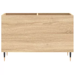 Szafka na płyty, dąb sonoma, 74,5x38x48 cm Lumarko! - Szafki RTV - miniaturka - grafika 3