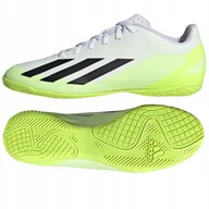 Piłka nożna - Buty adidas X CRAZYFAST.4 IN IE1586 biały 47 1/3 - miniaturka - grafika 1