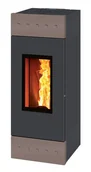 Piece wolnostojące - Caminetti Montegrappa piecyk na pellet Tile NXS 10 EVO z dystrybucją powietrza - miniaturka - grafika 1