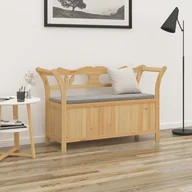 Ławki do przedpokoju - Ławka, 107x45x75,5 cm, lite drewno jodłowe Lumarko! - miniaturka - grafika 1
