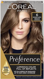 L'Oréal Paris Préférence Farba do włosów 6 Sofia - Farby do włosów i szampony koloryzujące - miniaturka - grafika 1