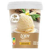 Lody i desery lodowe - Carrefour Extra Lody waniliowe z laską wanilii 500 ml - miniaturka - grafika 1