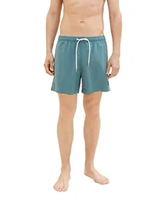 TOM TAILOR 1035050 Szorty kąpielowe Mężczyźni, 30105 - Deep Bluish Green, XS - Spodenki damskie - miniaturka - grafika 1