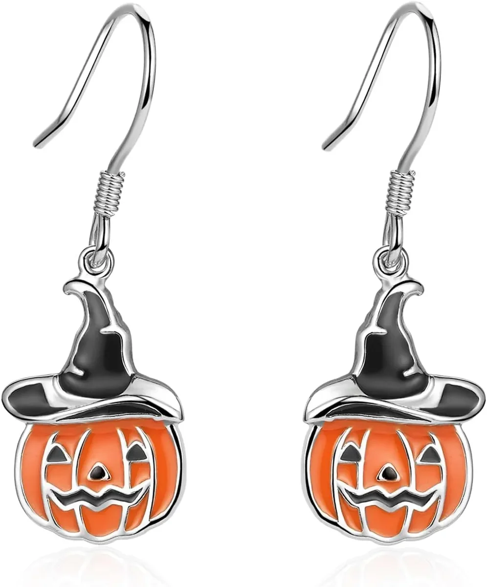 PRÓBA HALLOWEEN SREBRNE DUCH DYNIA WISZĄCE BIŻUTERIA KOBIETY PREZENT