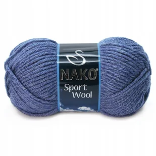 Włóczka Nako Sport Wool - 23162 jeans - Pasmanteria - miniaturka - grafika 1