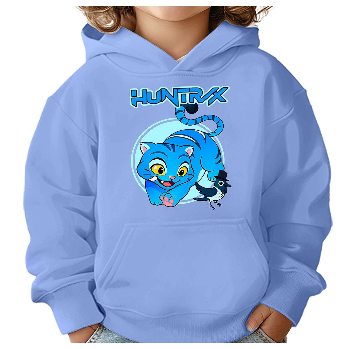 BLUZA DZIECIĘCA DERPY KOT DEMON HUNTERS HUNTRIX 110-116 Z KAPTUREM