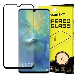 Wozinsky super wytrzymałe szkło hartowane Full Glue na cały ekran z ramką Case Friendly Huawei Mate 20 czarny - Szkła hartowane na telefon - miniaturka - grafika 2