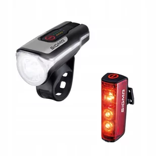 Sigma sport SPORT Aura 80/Blaze Zestaw oświetlenia na USB 2020 Oświetlenie rowerowe - zestawy 4016224178605 - Lampki rowerowe - miniaturka - grafika 1