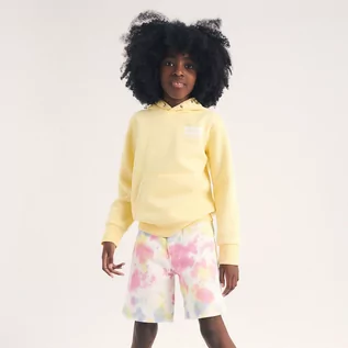 Bluzki dla dziewczynek - Reserved Reserved - Dresowa bluza z nadrukiem - Żółty - grafika 1