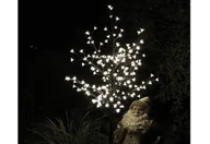 Oświetlenie świąteczne - Nexos Dekoracyjne oświetlenie LED - drzewo z kwiatami 150 cm, ciepły biały - miniaturka - grafika 1