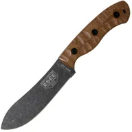 Noże - ESEE Knives ESEE JAMES GIBSON 5 NESSMUK, Brązowe Rzeźbione Rękojeści z Micarty, Czarny O - miniaturka - grafika 1