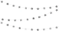 Sylwester - Girlanda baner Gwiazdki srebrna - 360 cm - 1 szt. - miniaturka - grafika 1