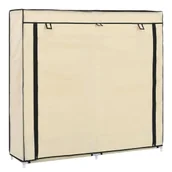 Szafki na buty - Kremowa materiałowa szafa na buty C4-H12 - miniaturka - grafika 1