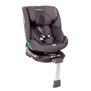 Fotelik samochodowy Radjur, ISOFIX noga stabilizująca, norma I-Size, obrotowy 360, waga dziecka do 36 kg, kolor szary - Foteliki samochodowe - miniaturka - grafika 1