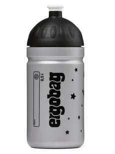 Ergobag Bidon w kolorze szaro-czarnym - 500 ml - Sztućce dla dzieci - miniaturka - grafika 1