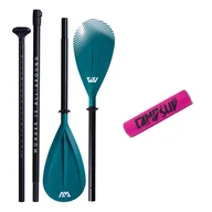 Pływanie - WIOSŁO DO DESKI SUP Kajakowe Aqua Marina DUAL-TECH 2W1 2024 z BOJKĄ Różową - miniaturka - grafika 1