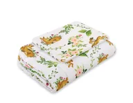 Pościel dla dzieci - Komplet pościeli dla niemowląt z wypełnieniem 2-cz 75x100cm NEWBORN - w lesie - miniaturka - grafika 1