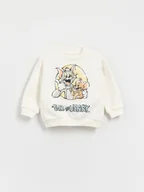 Bluzy i sweterki niemowlęce - Reserved - Bluza Tom i Jerry - złamana biel - miniaturka - grafika 1
