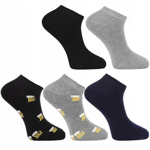 Skarpety Skarpetki STOPKI Męskie Bawełniane 5 Par r. 43-45 - Skarpetki męskie - miniaturka - grafika 1