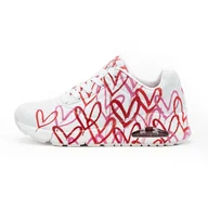 Sneakersy damskie - Sneakersy damskie Skechers X Jgoldcrown Uno-Spread The Love buty serduszka - miniaturka - grafika 1