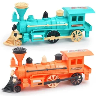 Lokomotywa napęd pull back Mix Trifox - Samochody i pojazdy dla dzieci - miniaturka - grafika 1