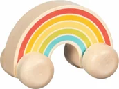 Samochody i pojazdy dla dzieci - Drewniana autko Tęczowa przejażdżka Goki - miniaturka - grafika 1