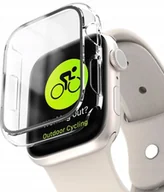 Akcesoria do smartwatchy - Hello Case ETUI 2w1 DO APPLE WATCH 4/5/6/SE 40mm SZKŁO HARTOWANE CLEAR NAKŁADKA - miniaturka - grafika 1