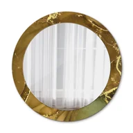 Lustra - Lustro do Wizażu Ścienne Metaliczne wiry 70cm - miniaturka - grafika 1