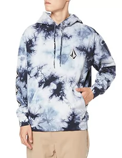 Volcom Męska bluza z kapturem z motywem Deadly Stone, Multi-Tie dye, S - Bluzy męskie - miniaturka - grafika 1
