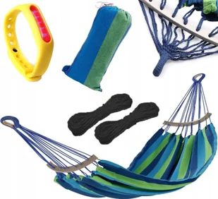 Omi Hamak ze stelażem ogrodowy bujak 270 x 80 cm 100kg - Hamaki - miniaturka - grafika 1