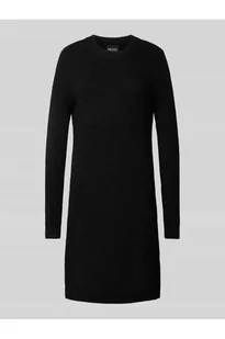 Sukienka z dzianiny o luźnym kroju z prążkowaną fakturą model ELLEN - Pieces - Sukienki - miniaturka - grafika 1