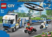 Klocki - LEGO City Laweta helikoptera policyjnego 60244 - miniaturka - grafika 1