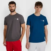 Koszulki męskie - Koszulka Męska 4F T-Shirt ZESTAW 2-PAK Bawełna Sportowy Klasyczny Modny L - miniaturka - grafika 1