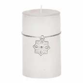 Ozdoby bożonarodzeniowe - Świąteczna świeczka, biały, 245 g - miniaturka - grafika 1