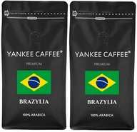 Kawa - Kawa ziarnista 2kg 100% Arabica świeżo palona z palarni Brazylia (2x1kg) - miniaturka - grafika 1