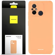 Etui i futerały do telefonów - Spacecase Etui Silicone Case Redmi Redmi 12C orange - miniaturka - grafika 1