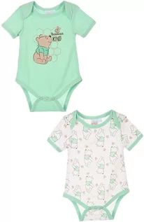 Śpiochy dla niemowląt - 2-pak body bawełniane dla chłopca Disney Kubuś Puchatek - grafika 1
