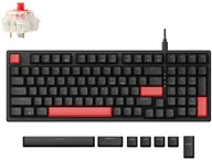 Klawiatury - Keychron Lemokey X5 - US išdėstymas - Linear Raudona Switches X5-A1 Mechaninė Žaidimų Klaviatūra X5-A1 - miniaturka - grafika 1